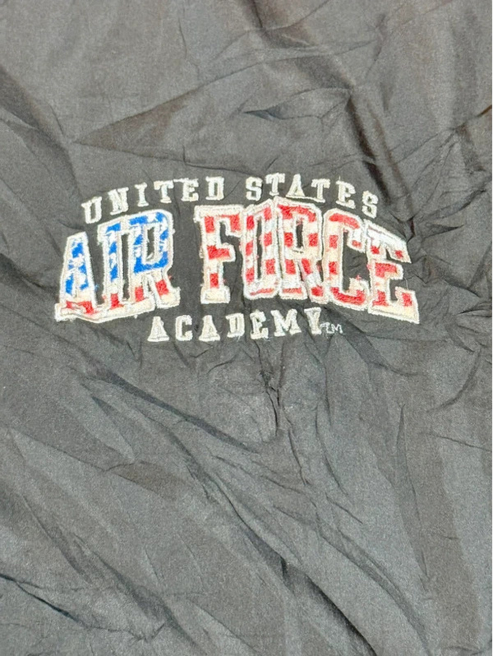 Vintage Champion United States Air Force Academy Coach Jacket Size Large 1564